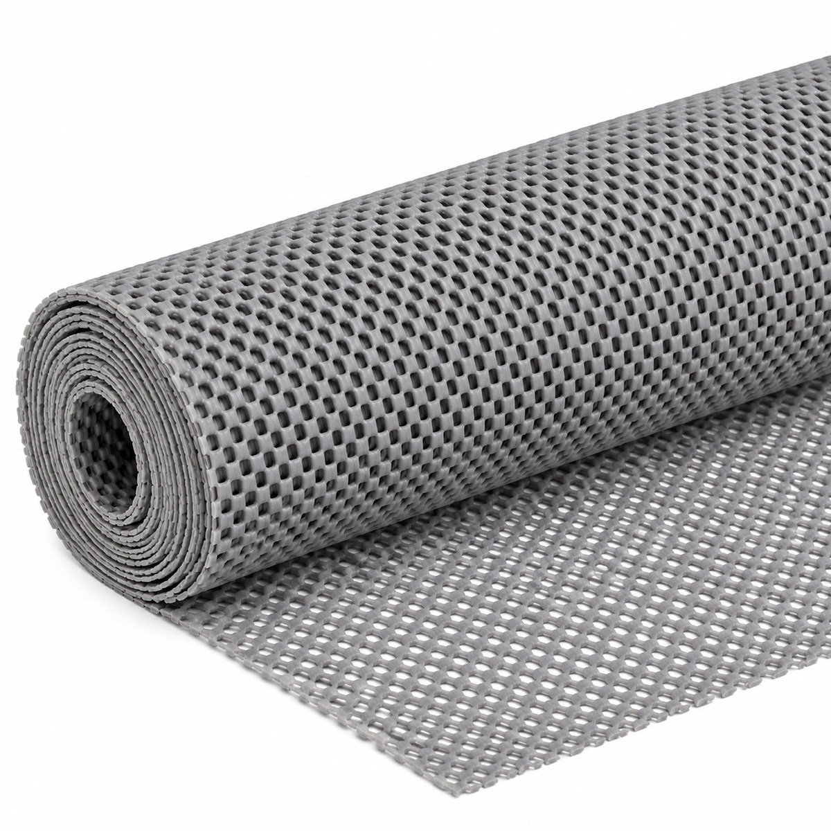 Antislipmat 125 × 45 cm – Voor Natte Ruimtes, Lades & Kasten – Op Maat te Knippen – Grijs